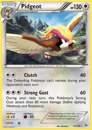 Pidgeot 77/106 Flashfire