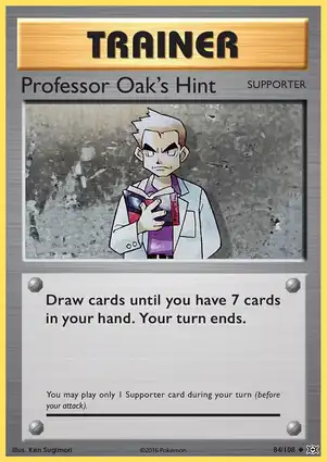 Professor Oak's Hint 84/108 Evolutions