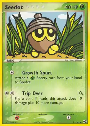 Seedot 71/101 EX Hidden Legends