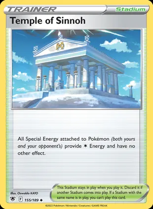 Temple of Sinnoh 155/189 Astral Radiance