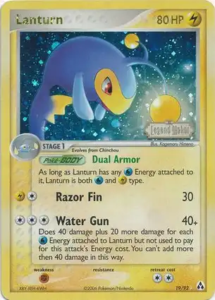 Lanturn 19/92 EX Legend Maker