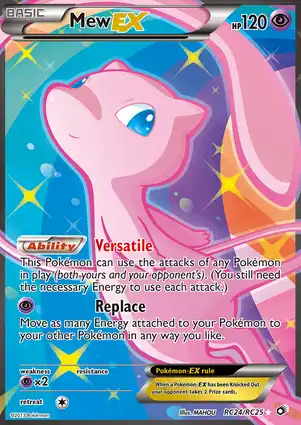 Mew-EX RC24/RC25 Legendary Treasures