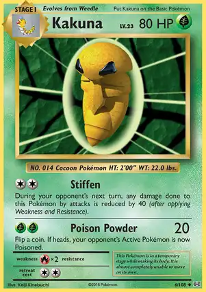 Kakuna 6/108 Evolutions