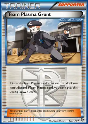 Team Plasma Grunt 125/135 Plasma Storm