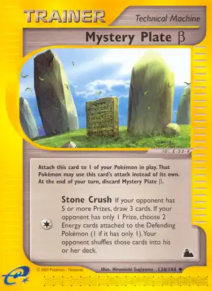 Mystery Plate 134/144 Skyridge