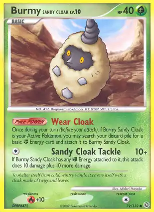 Burmy Sandy Cloak 79/132 Secret Wonders