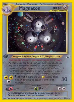 Magneton 10/64 Neo Revelation 1st Edition