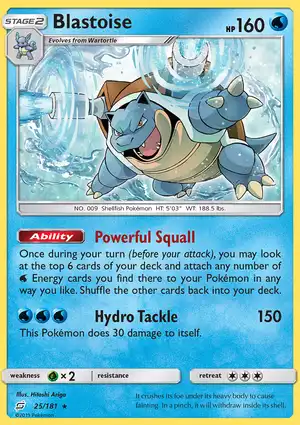 Blastoise 25/181 Team Up