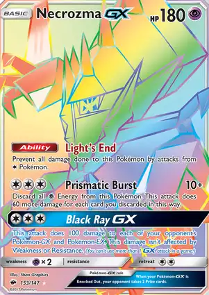 Necrozma-GX 153/147 Burning Shadows