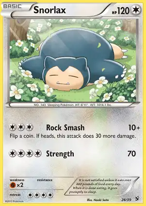 Snorlax 26/39 Kalos Starter Set