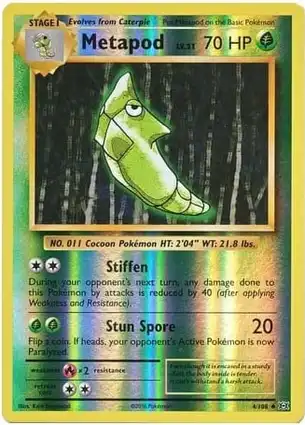 Metapod 4/108 Evolutions