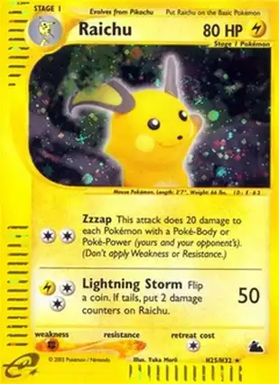 Raichu H25/H32 Skyridge