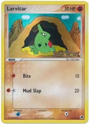 Larvitar 51/101 EX Dragon Frontiers