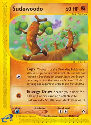 Sudowoodo 36/147 Aquapolis