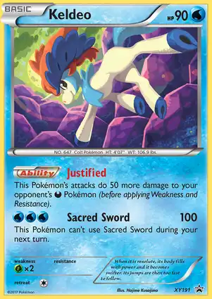 Keldeo XY191 XY Promos