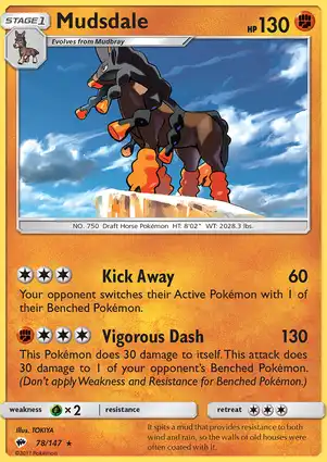 Mudsdale 78/147 Burning Shadows