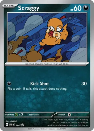 Scraggy 186 Scarlet & Violet Promos
