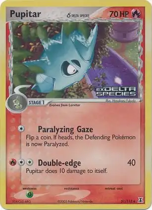 Pupitar 51/113 EX Delta Species