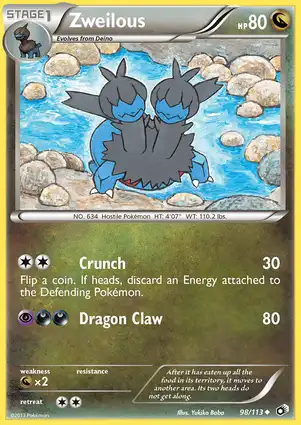 Zweilous 98/113 Legendary Treasures