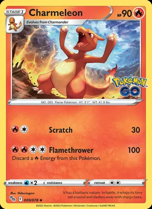 Charmeleon 009/078 Pokémon GO