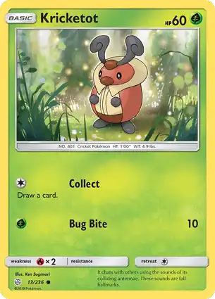 Kricketot 13/236 Cosmic Eclipse
