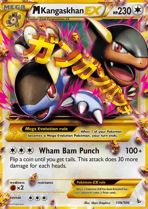 M Kangaskhan-EX 109/106 Flashfire