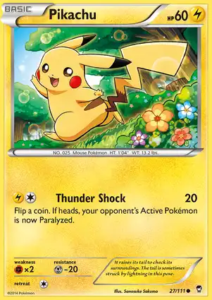Pikachu 27/111 Furious Fists