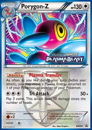 Porygon-Z BW84 Black & White Promos