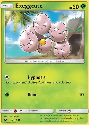 Exeggcute 4/111 Crimson Invasion