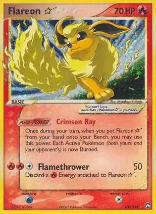 Flareon ☆ 100/108 EX Power Keepers