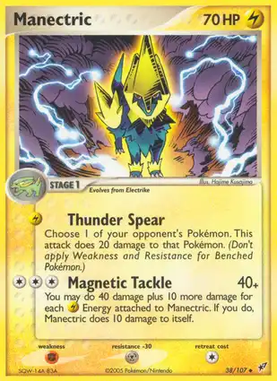 Manectric 38/107 EX Deoxys