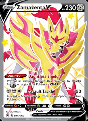Zamazenta V SWSH293 Sword & Shield Promos