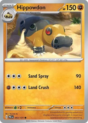 Hippowdon 053/131 Prismatic Evolutions