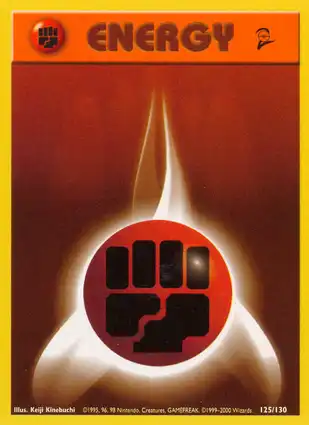 Fighting Energy 125/130 Base Set 2