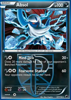 Absol 67/116 Plasma Freeze