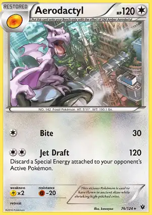 Aerodactyl 76/124 Fates Collide