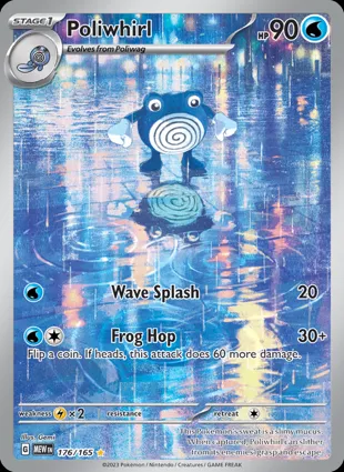 Poliwhirl 176/165 Scarlet & Violet 151