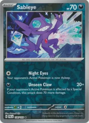 Sableye 136/193 Paldea Evolved