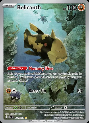 Relicanth 173/162 Temporal Forces