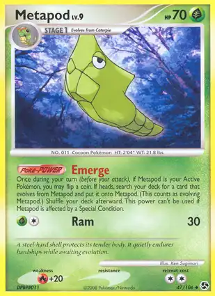 Metapod 47/106 Great Encounters