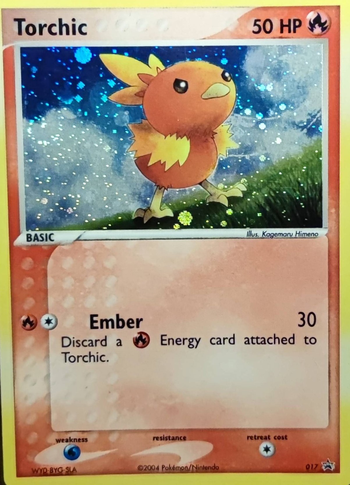 Torchic 017 EX Nintendo Promos