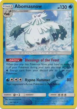 Abomasnow 38/156 Ultra Prism
