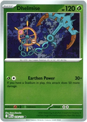 Dhelmise 018/132 Mega Evolution