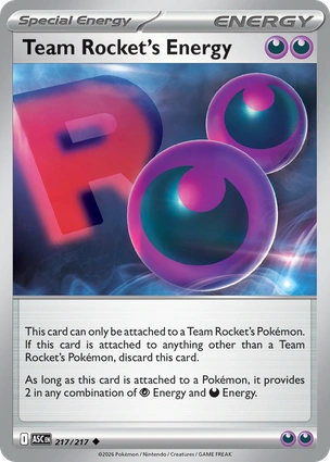 Team Rocket's Energy 217/217 Ascended Heroes