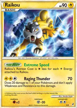 Raikou SL9 Call of Legends