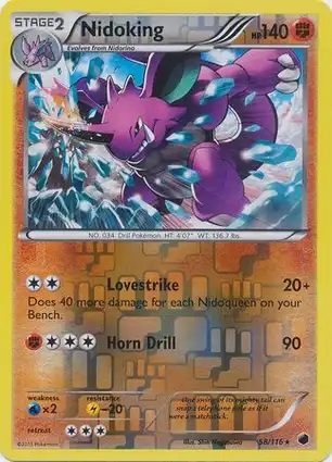 Nidoking 58/116 Plasma Freeze