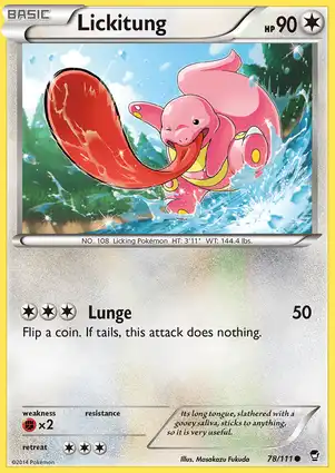 Lickitung 78/111 Furious Fists