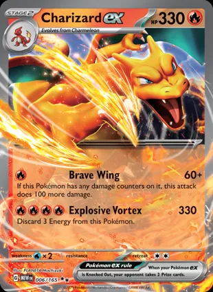 Charizard ex 006/165 Scarlet & Violet 151