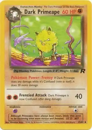 Dark Primeape 43/82 Team Rocket