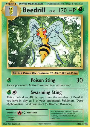 Beedrill 7/108 Evolutions
